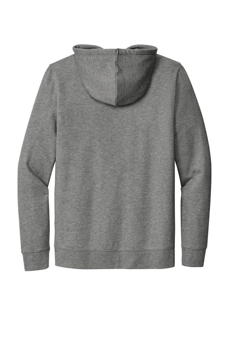 New Era Comeback Fleece Full-Zip Hoodie - Dark Heather Grey