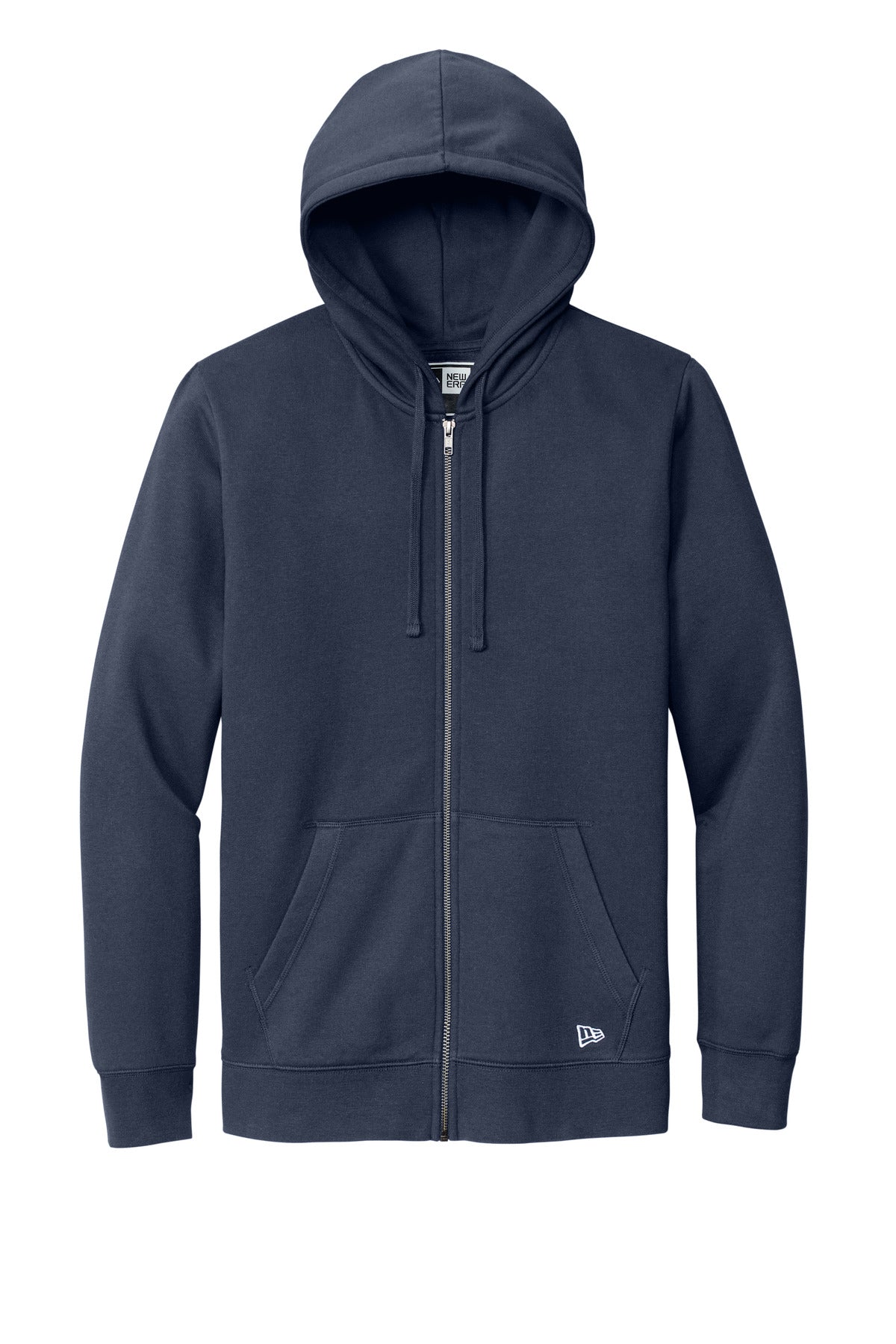 New Era Comeback Fleece Full-Zip Hoodie - True Navy