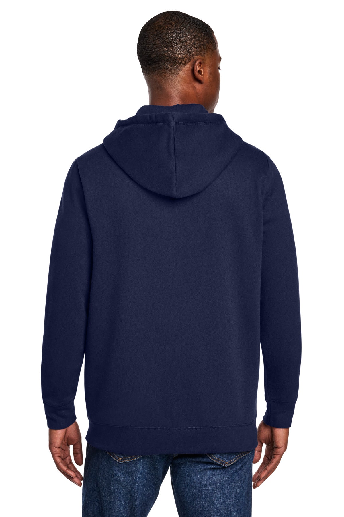 New Era Comeback Fleece Full-Zip Hoodie - True Navy