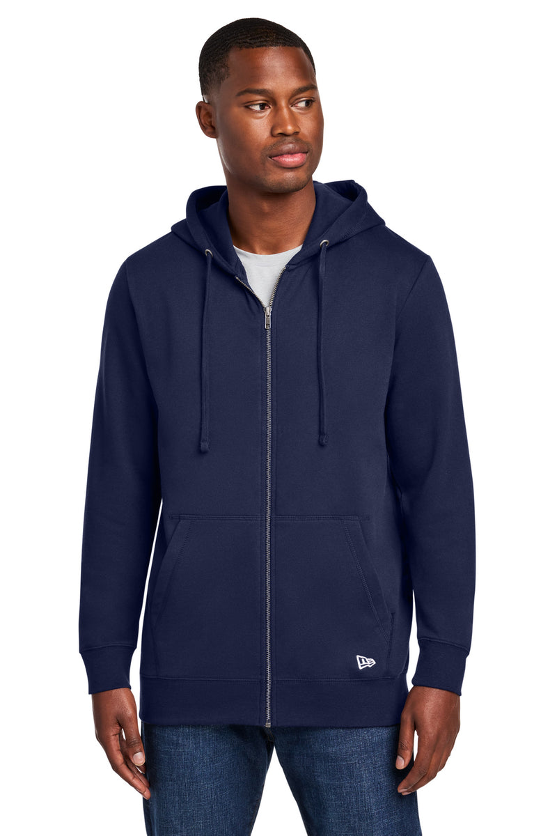 New Era Comeback Fleece Full-Zip Hoodie - True Navy