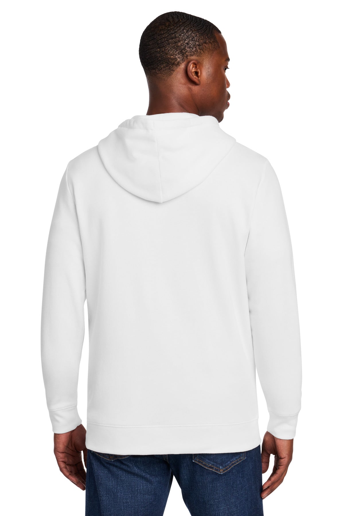 New Era Comeback Fleece Full-Zip Hoodie - White