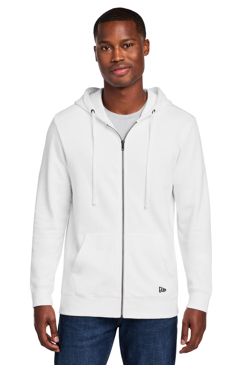 New Era Comeback Fleece Full-Zip Hoodie - White