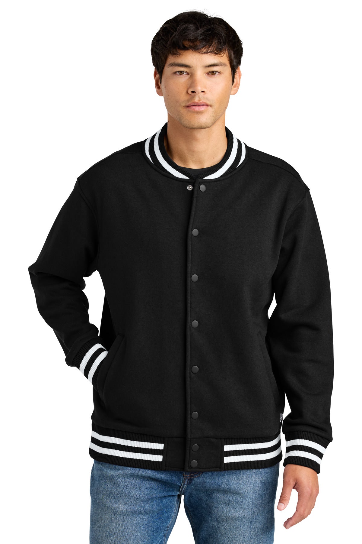 New Era Varsity Heavyweight Fleece Jacket - Black