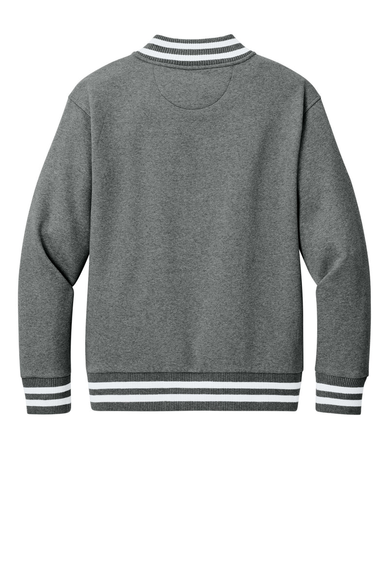 New Era Varsity Heavyweight Fleece Jacket - Grey Frost