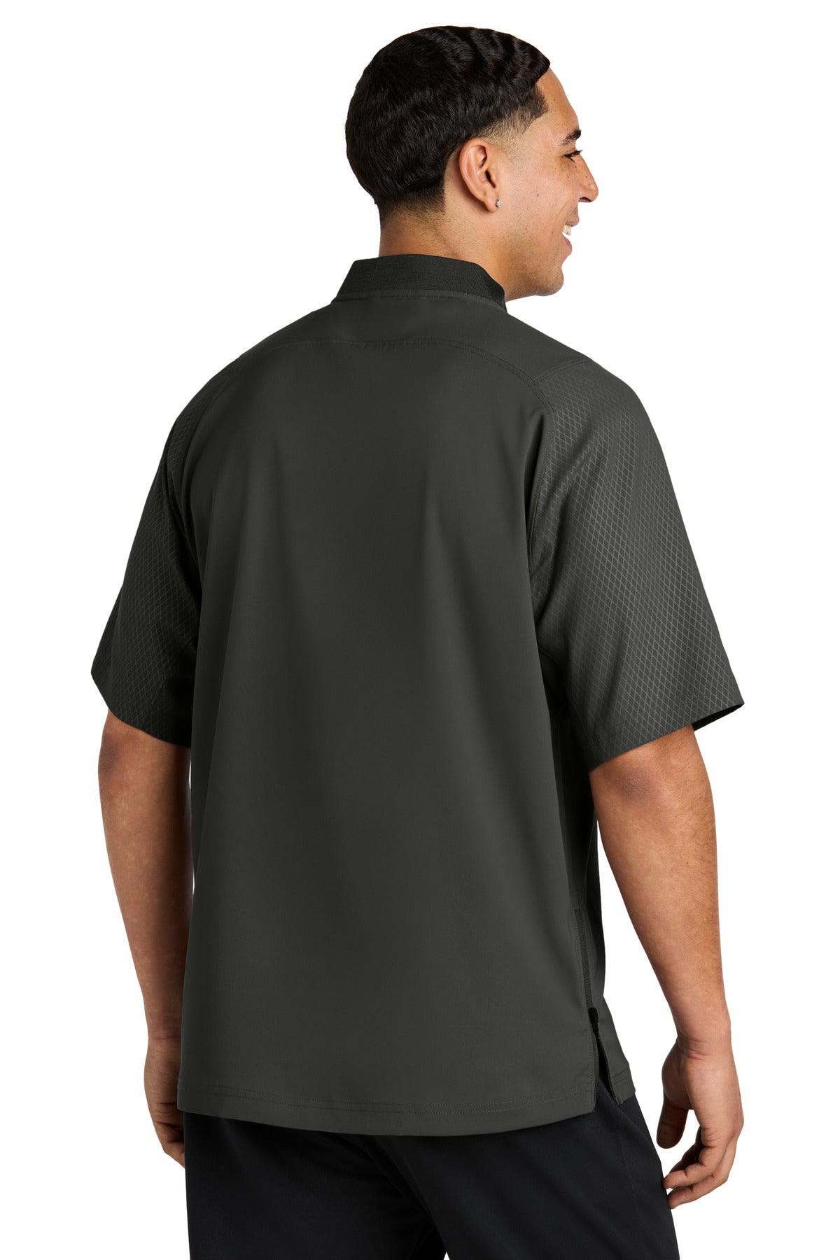 New Era  Cage Short Sleeve 1/4-Zip Jacket - Black
