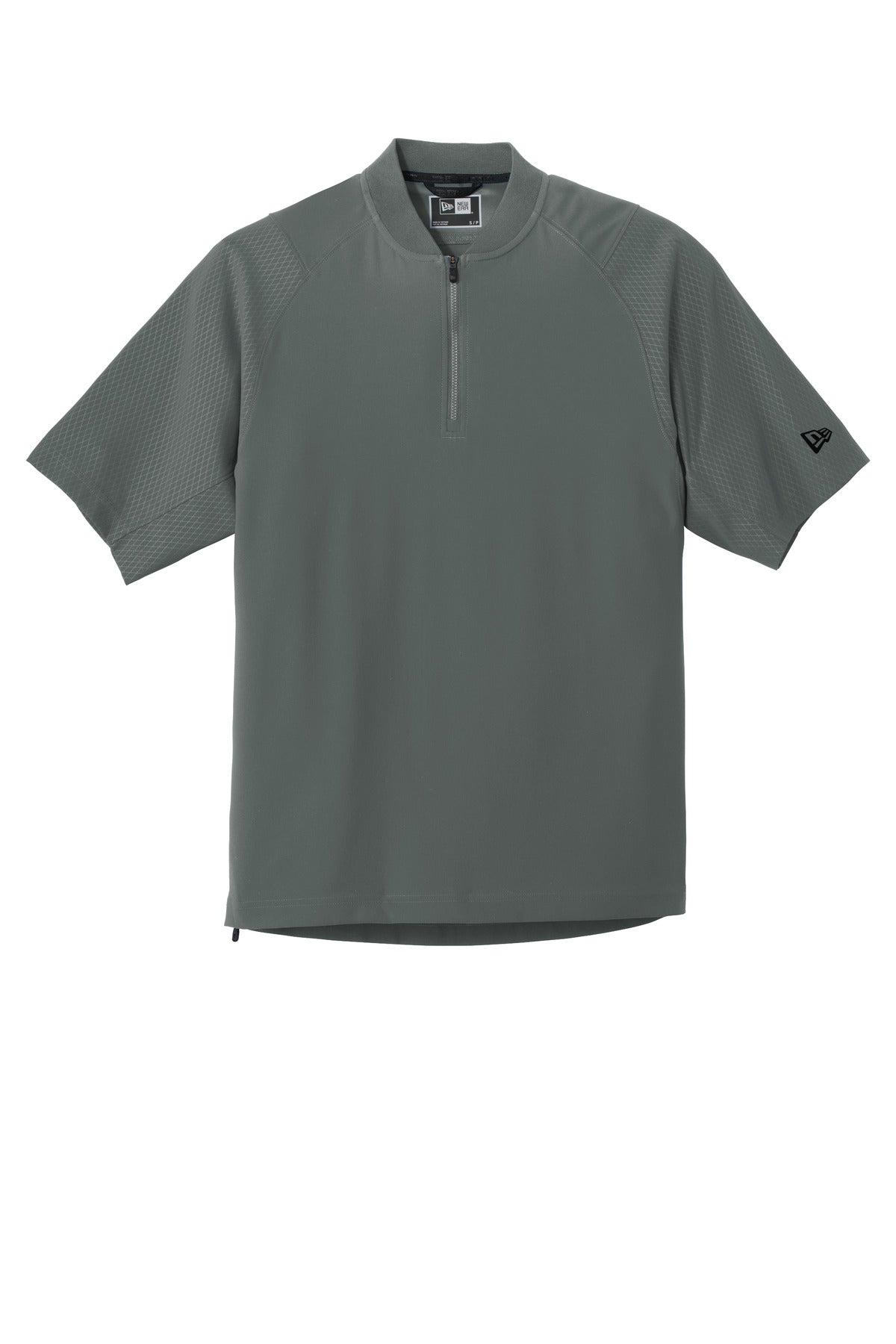 New Era  Cage Short Sleeve 1/4-Zip Jacket - Graphite
