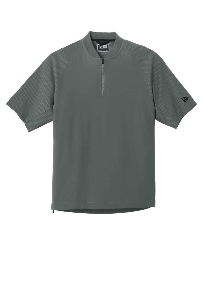New Era  Cage Short Sleeve 1/4-Zip Jacket - Graphite