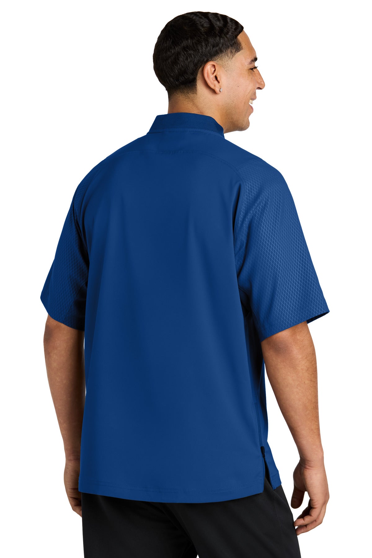 New Era  Cage Short Sleeve 1/4-Zip Jacket - Royal