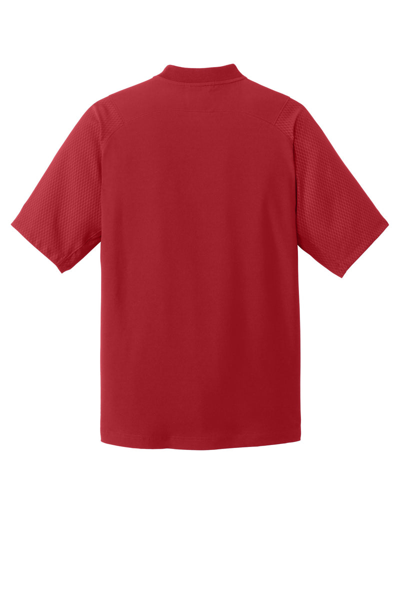 New Era  Cage Short Sleeve 1/4-Zip Jacket - Scarlet