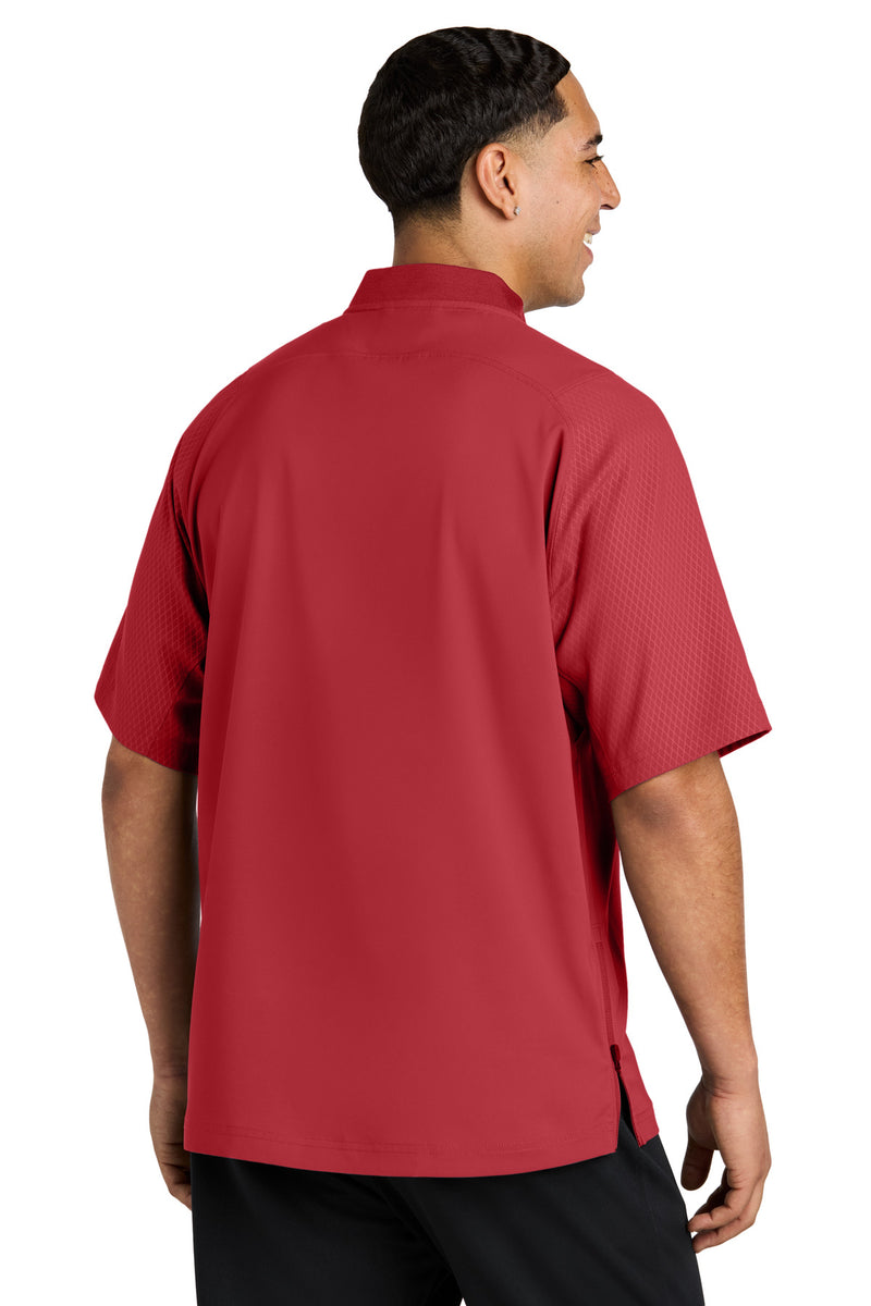 New Era  Cage Short Sleeve 1/4-Zip Jacket - Scarlet