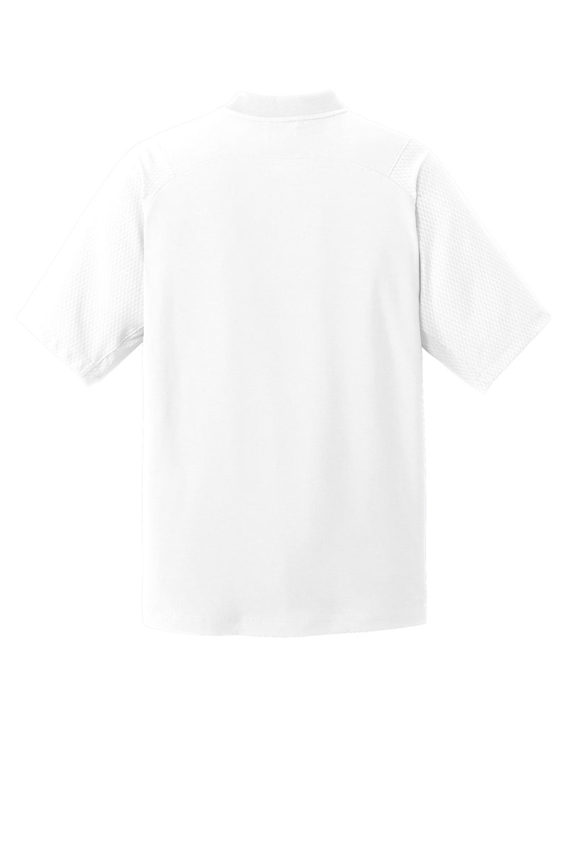 New Era  Cage Short Sleeve 1/4-Zip Jacket - White