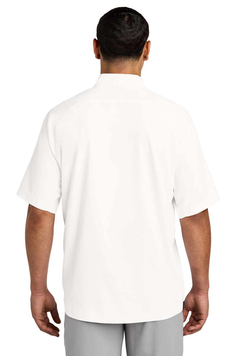 New Era  Cage Short Sleeve 1/4-Zip Jacket - White