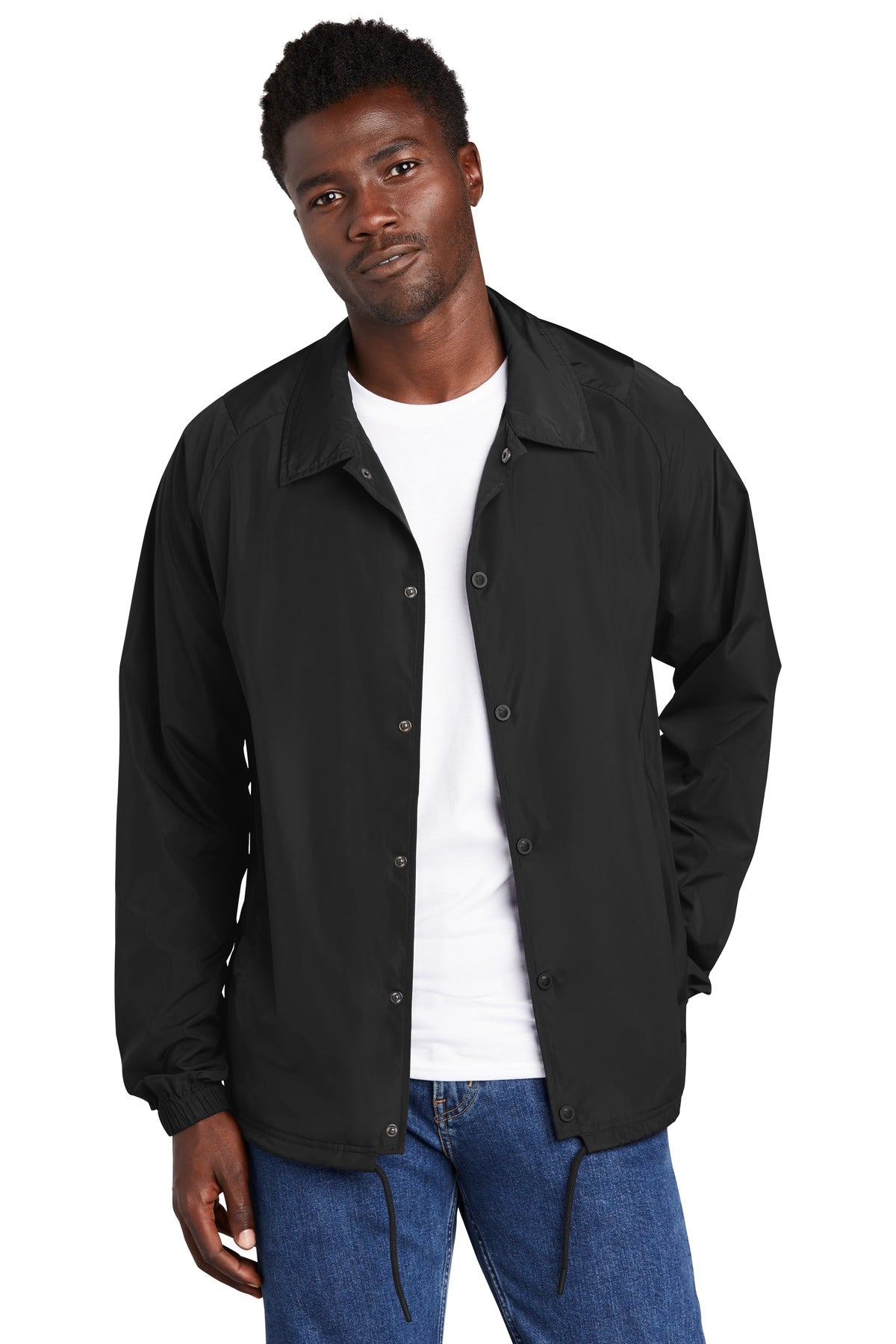 New Era  Coaches Jacket - Black
