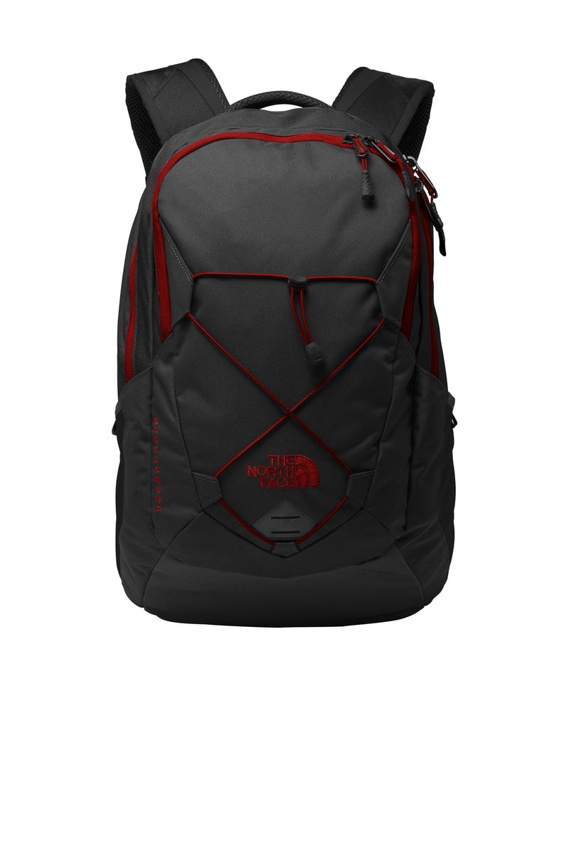 The North Face  Groundwork Backpack - TNF Dark Grey Heather/ Cardinal Red