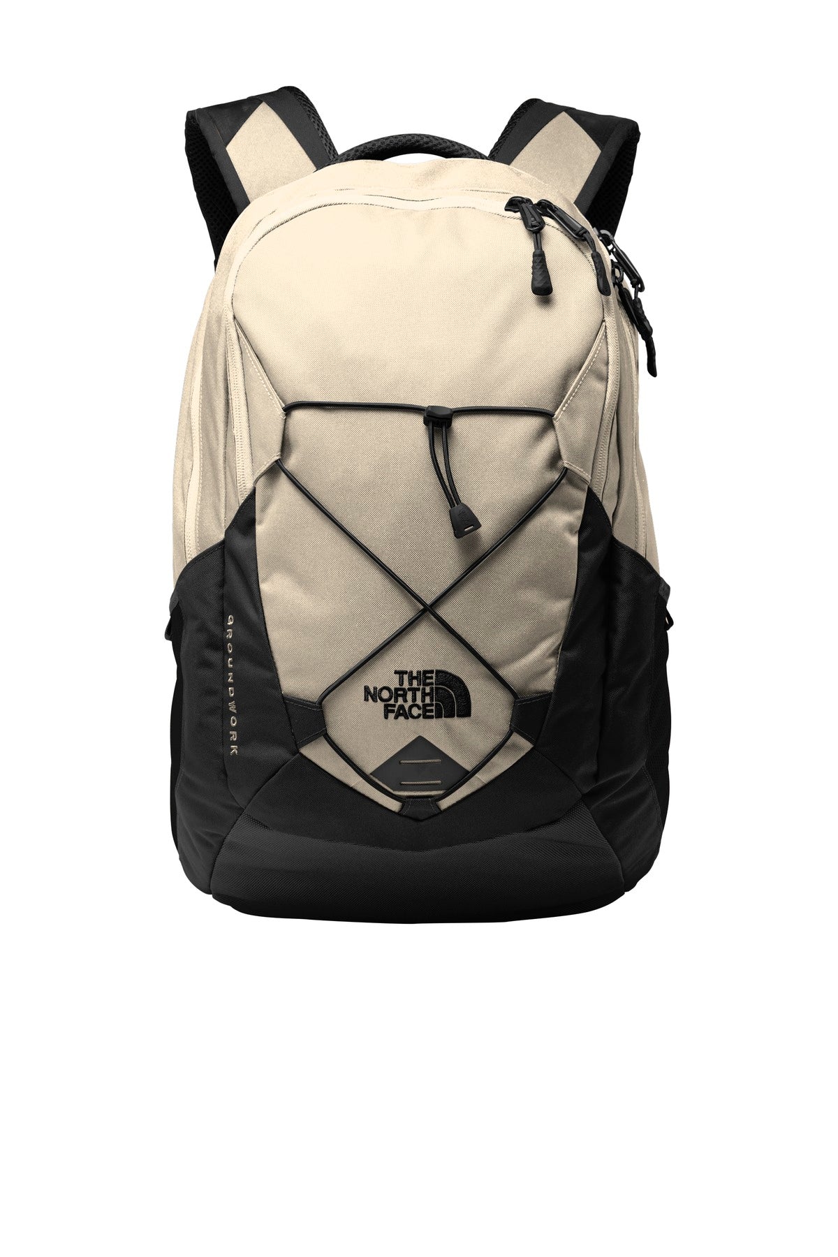 The North Face  Groundwork Backpack - Rainyday Ivory Dark Heather/ TNF Black