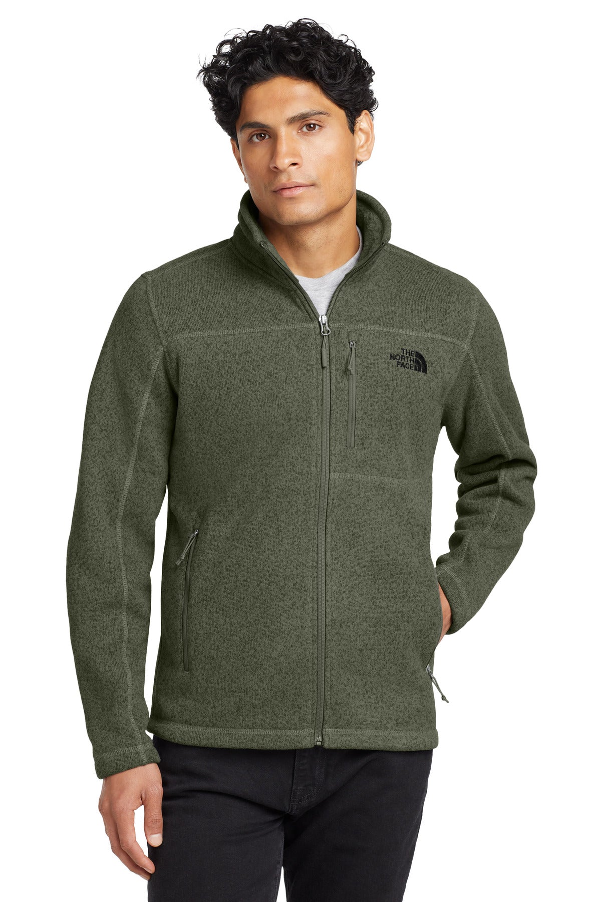 The North Face  Sweater Fleece Jacket - New Taupe Green Heather