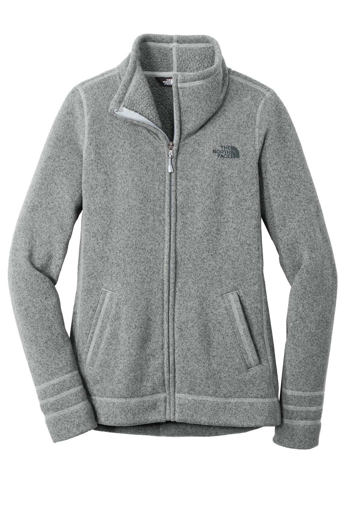 The North Face  Women's Sweater Fleece Jacket - TNF Medium Grey Heather