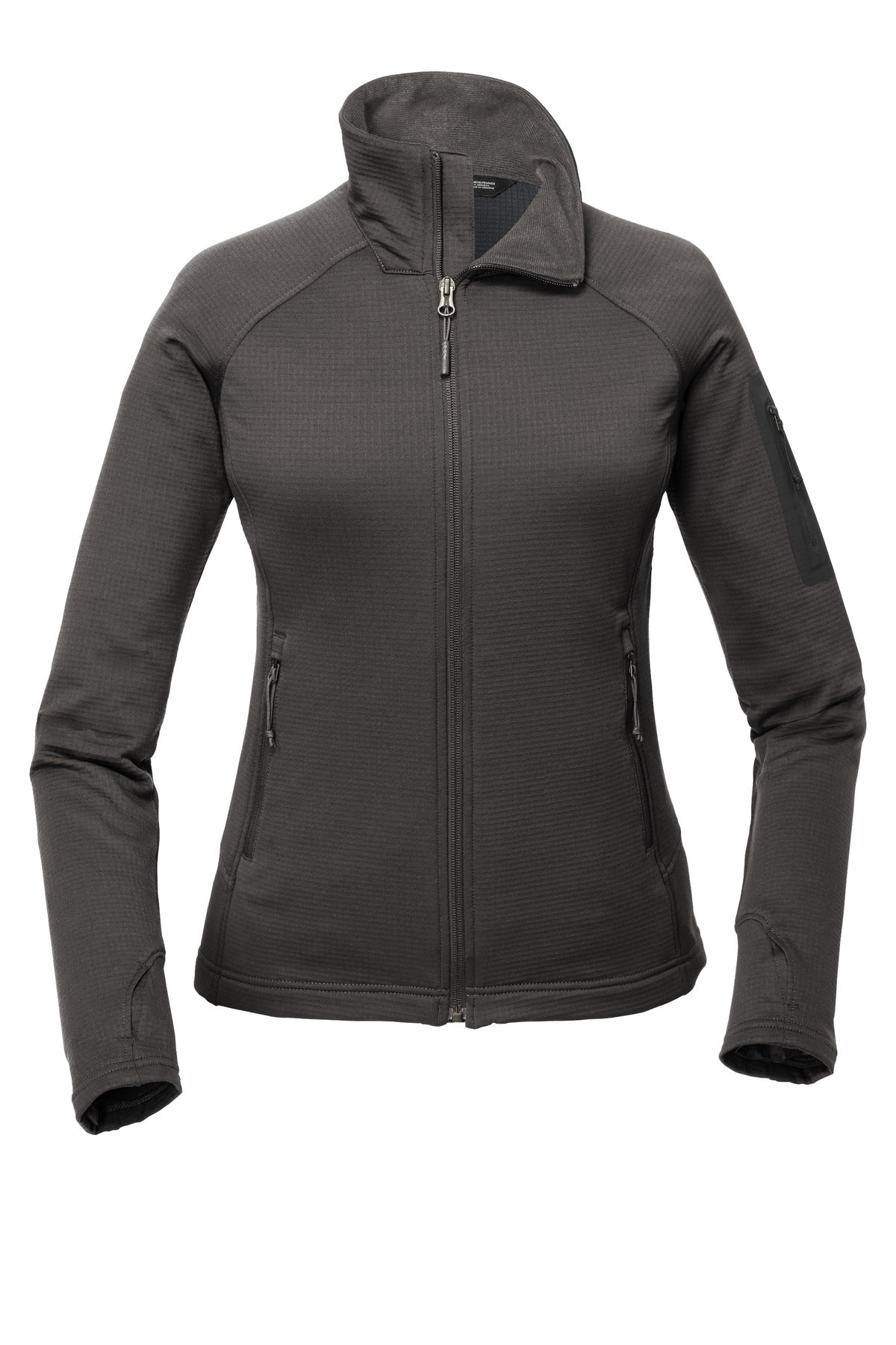 The North Face  Ladies Mountain Peaks Full-Zip Fleece Jacket - Asphalt Grey