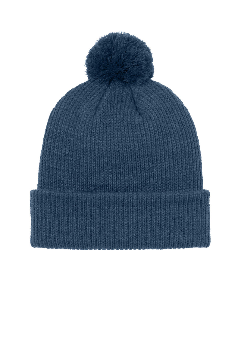 The North Face Pom Beanie - Shady Blue