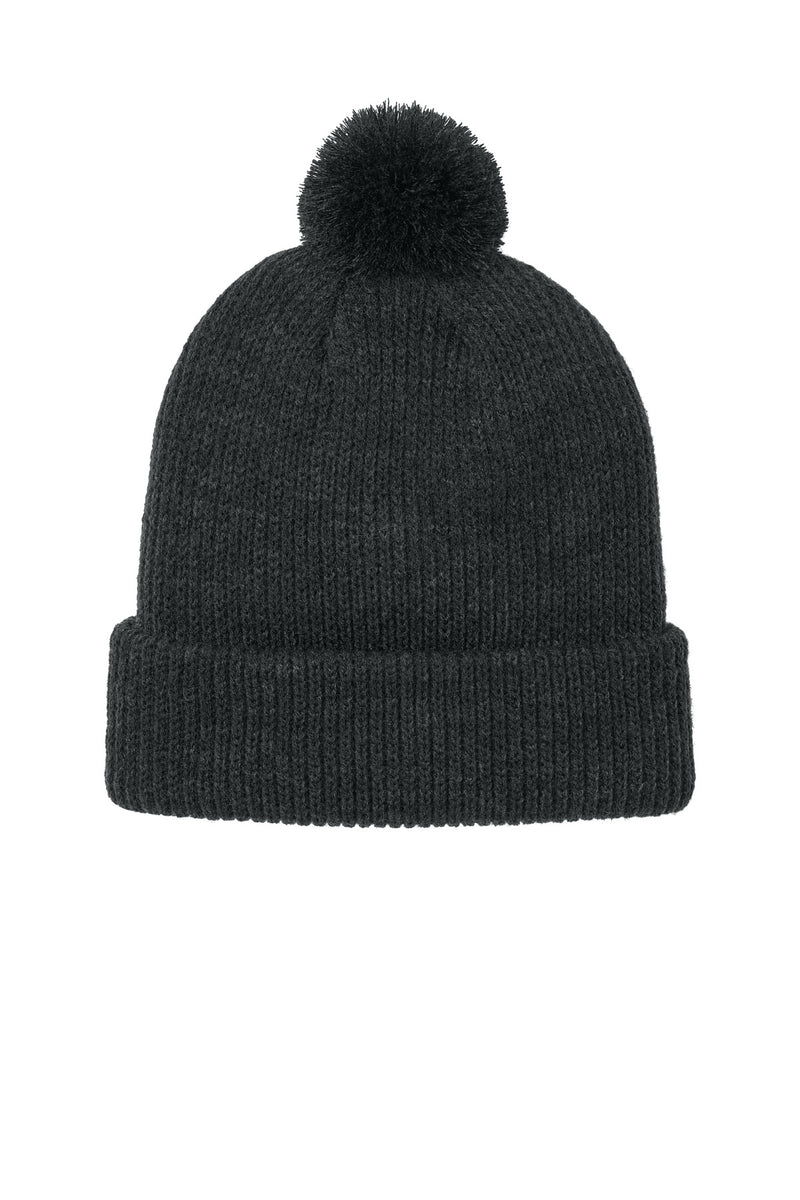 The North Face Pom Beanie - TNF Black Heather
