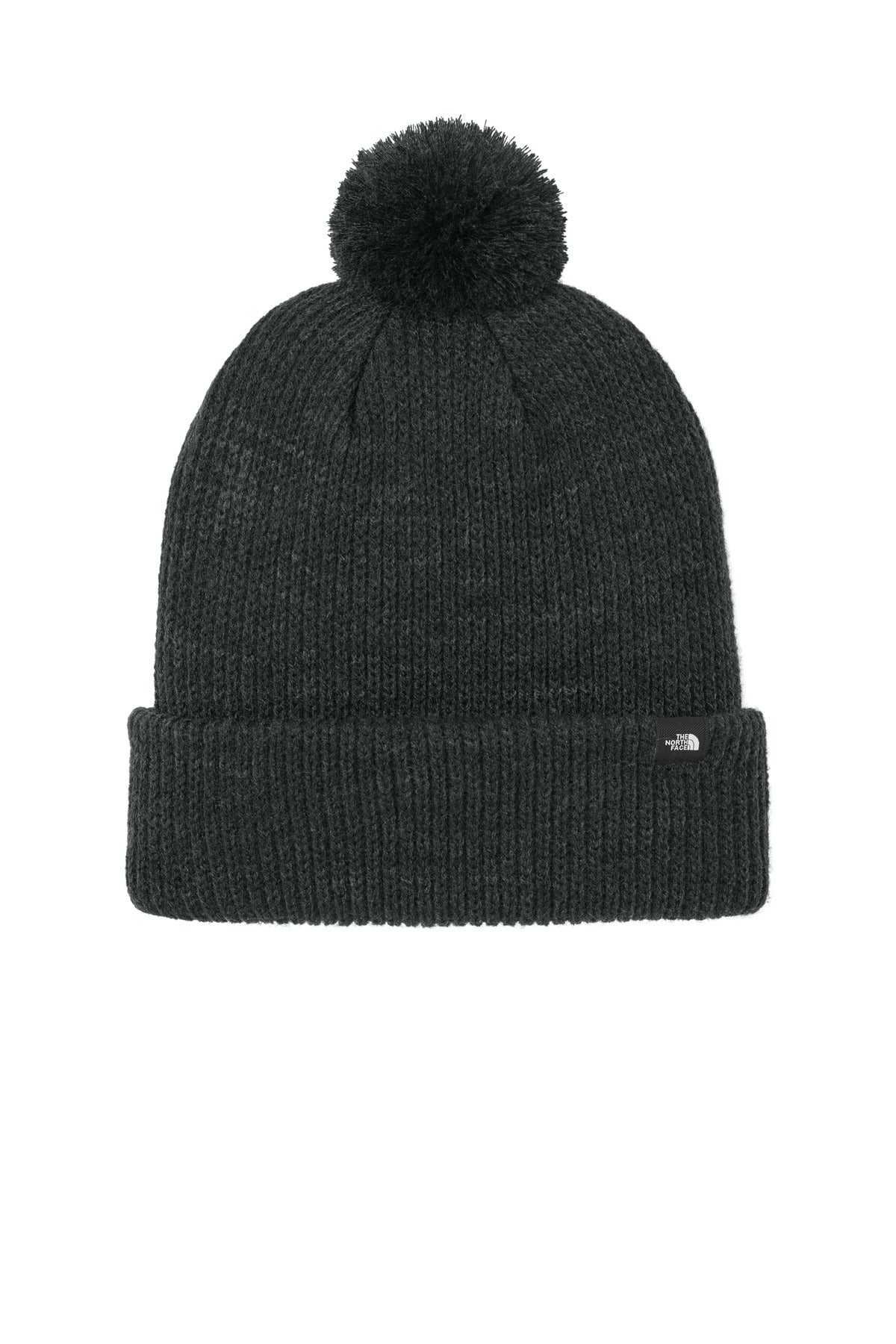 The North Face Pom Beanie - TNF Black Heather