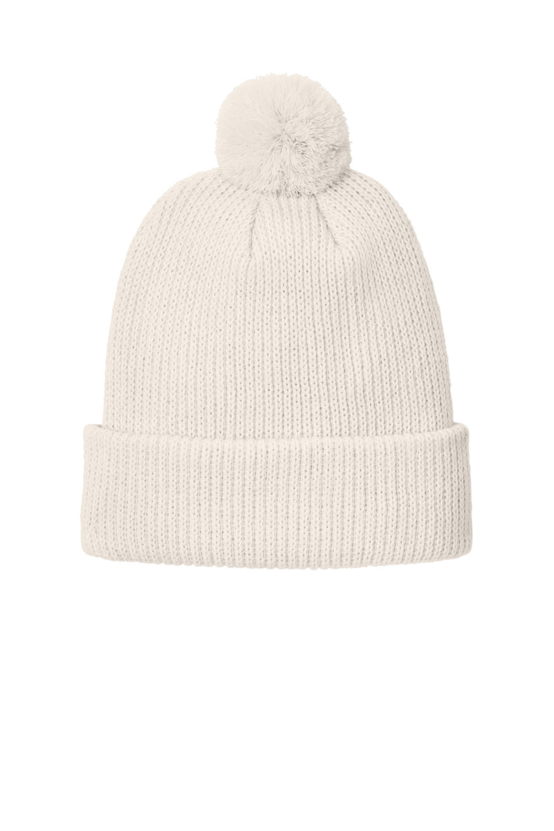 The North Face Pom Beanie - Vintage White