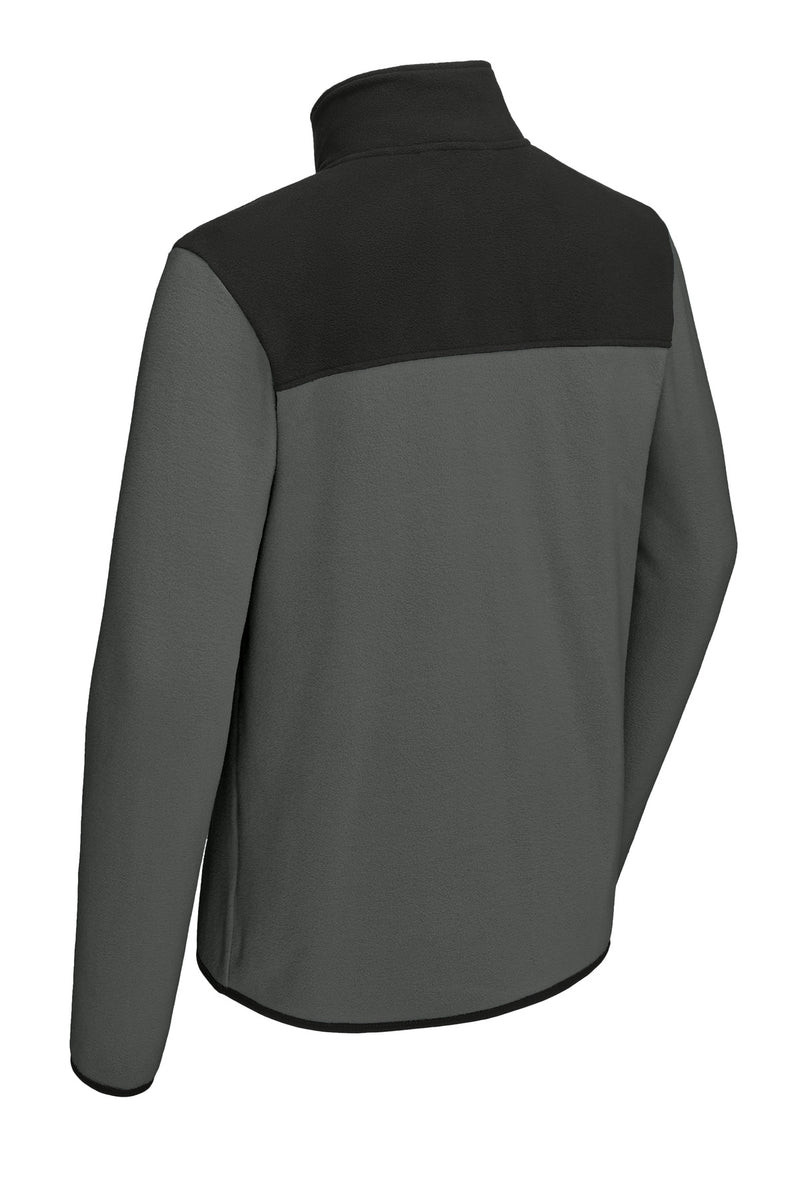The North Face Glacier Full-Zip Fleece Jacket - Asphalt Grey/ TNF Black