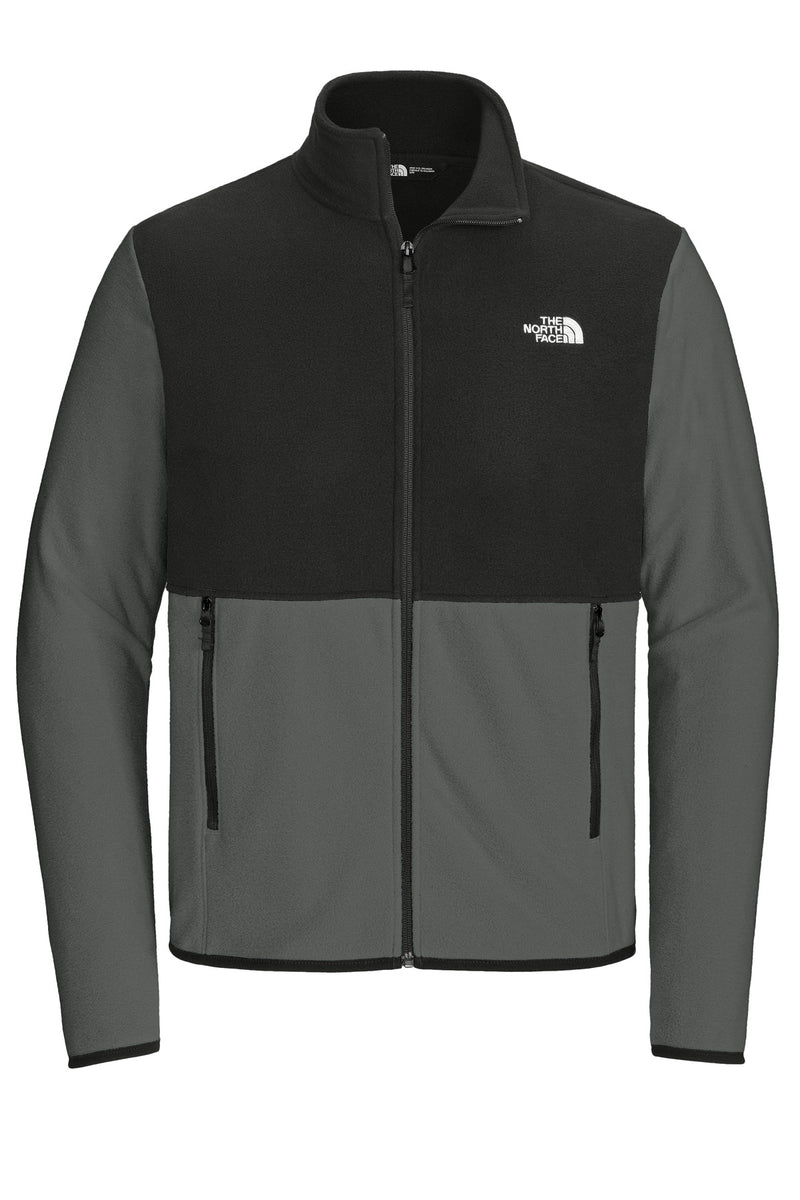 The North Face Glacier Full-Zip Fleece Jacket - Asphalt Grey/ TNF Black