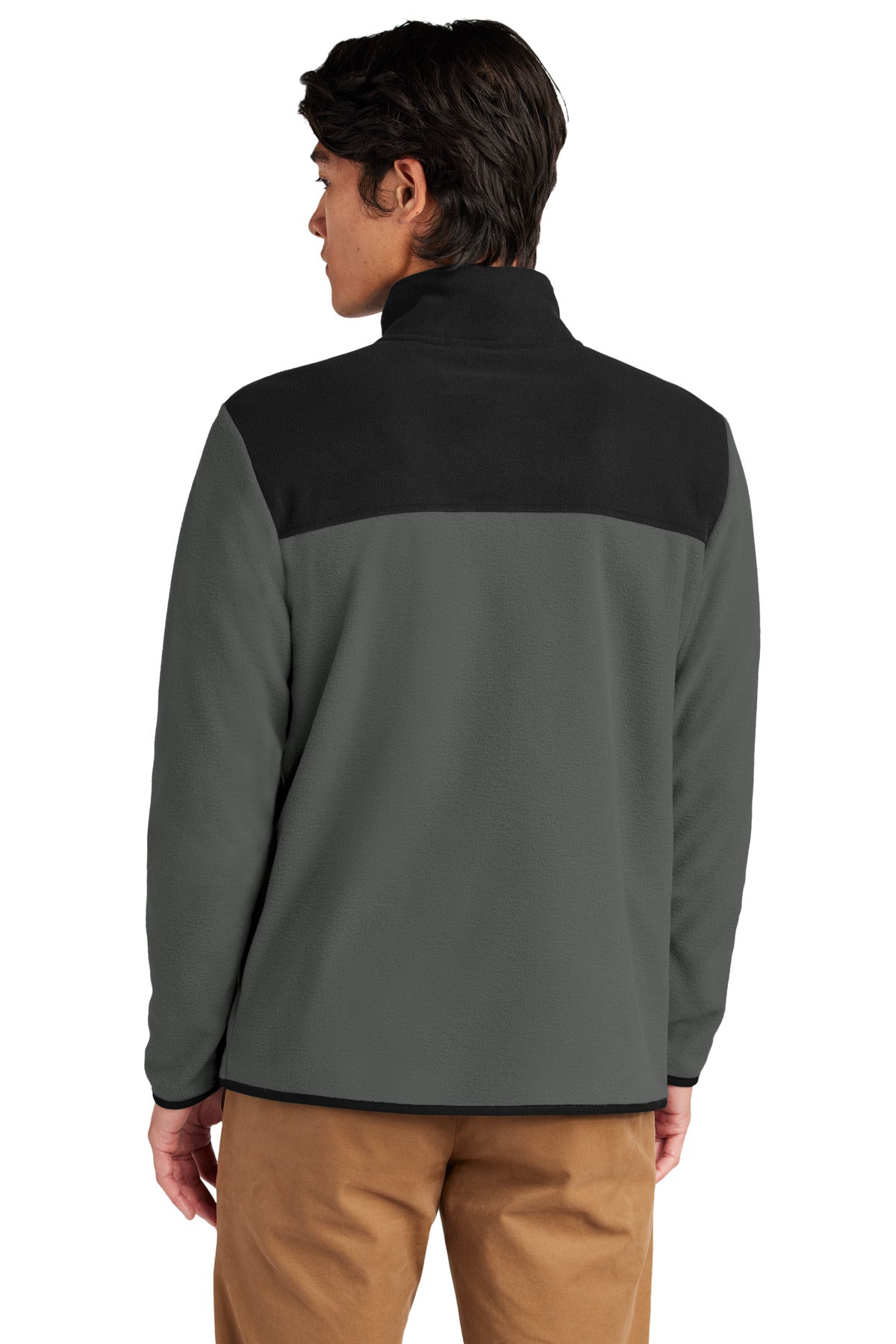 The North Face Glacier Full-Zip Fleece Jacket - Asphalt Grey/ TNF Black