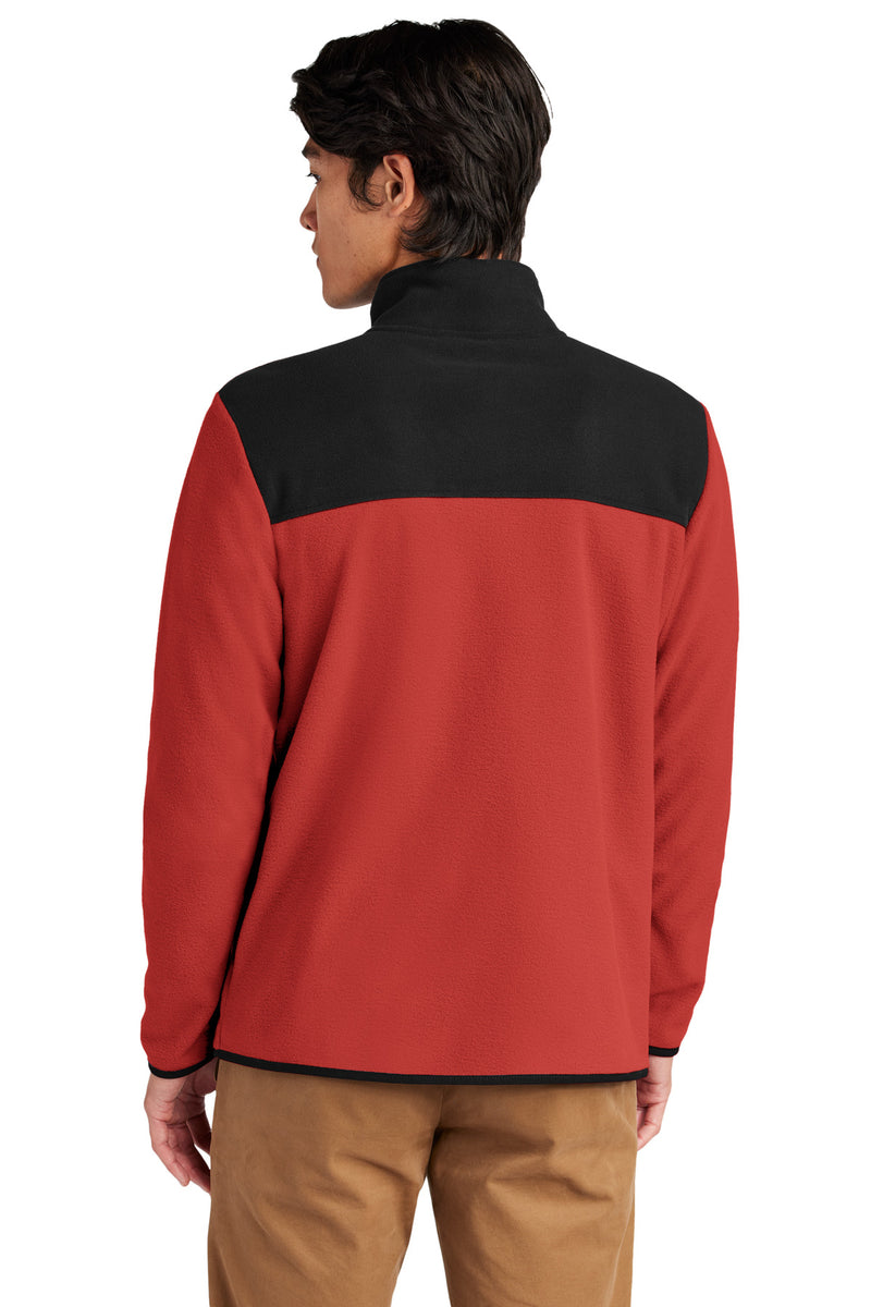 The North Face Glacier Full-Zip Fleece Jacket - Rage Red / TNF Black