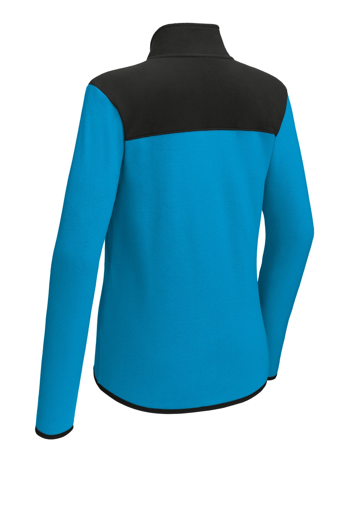 The North Face Women's Glacier Full-Zip Fleece Jacket - Hero Blue/ TNF Black