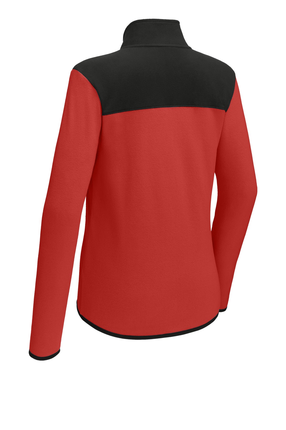 The North Face Women's Glacier Full-Zip Fleece Jacket - Rage Red / TNF Black