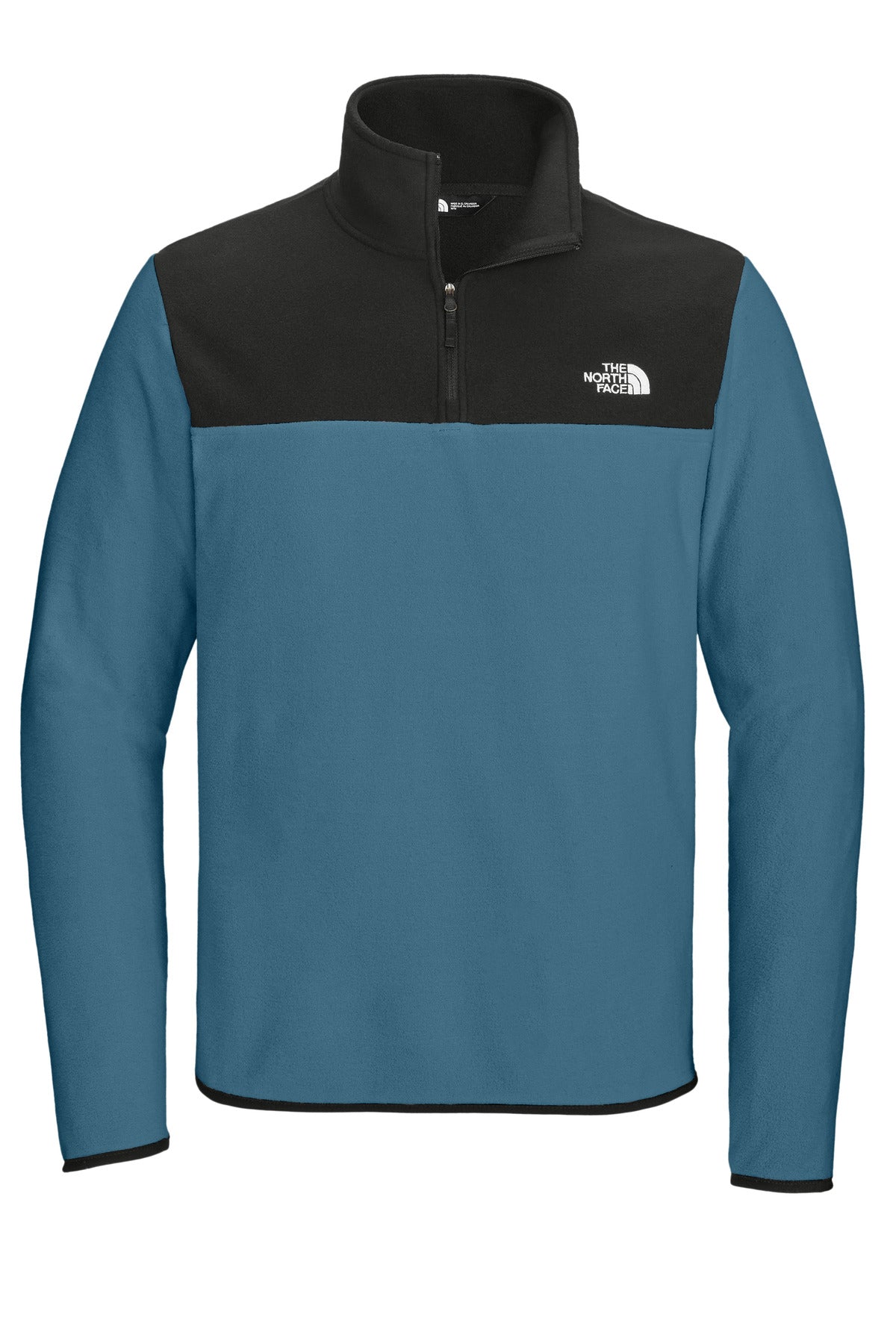 The North Face Glacier 1/4-Zip Fleece - Shady Blue/ TNF Black