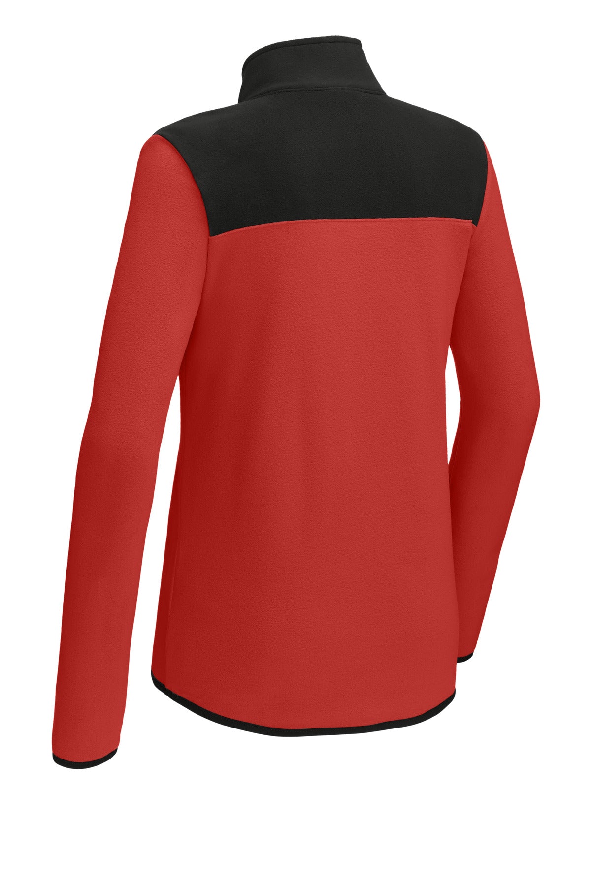 The North Face Women's Glacier 1/4-Zip Fleece - Rage Red / TNF Black
