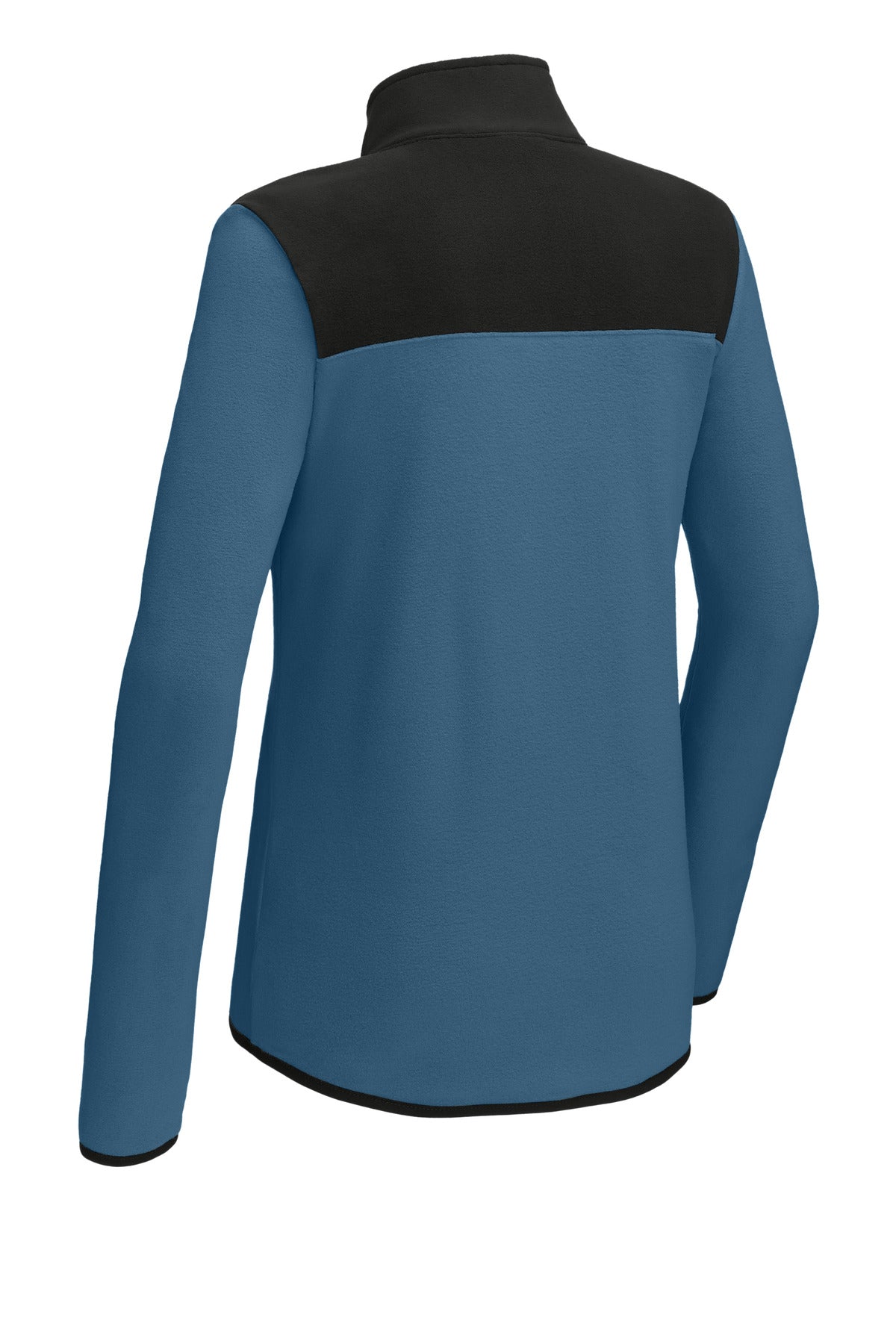 The North Face Women's Glacier 1/4-Zip Fleece - Shady Blue/ TNF Black