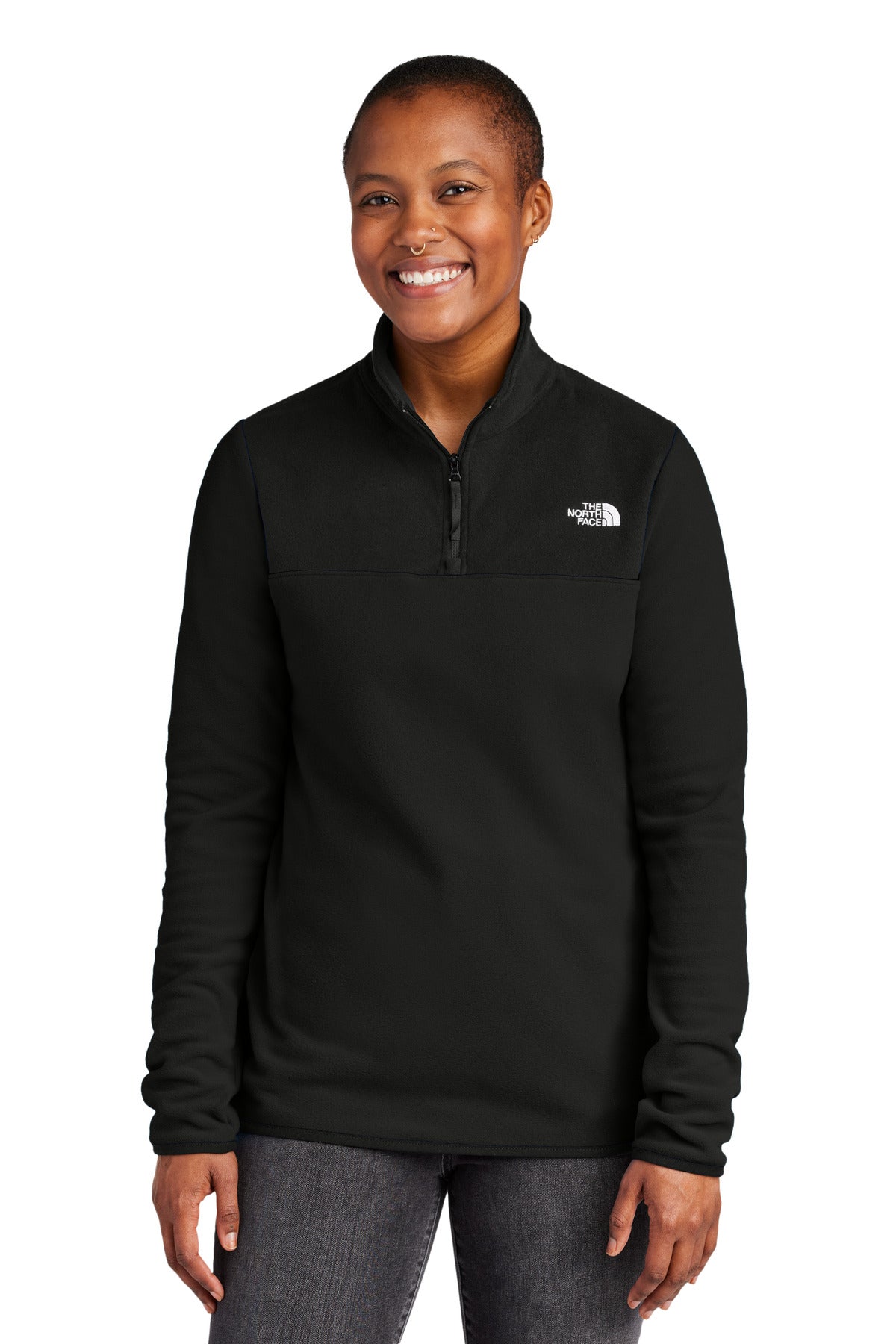 The North Face Women's Glacier 1/4-Zip Fleece - TNF Black