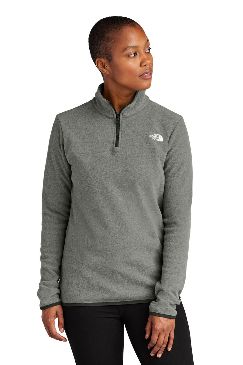 The North Face Women's Glacier 1/4-Zip Fleece - TNF Medium Grey Heather