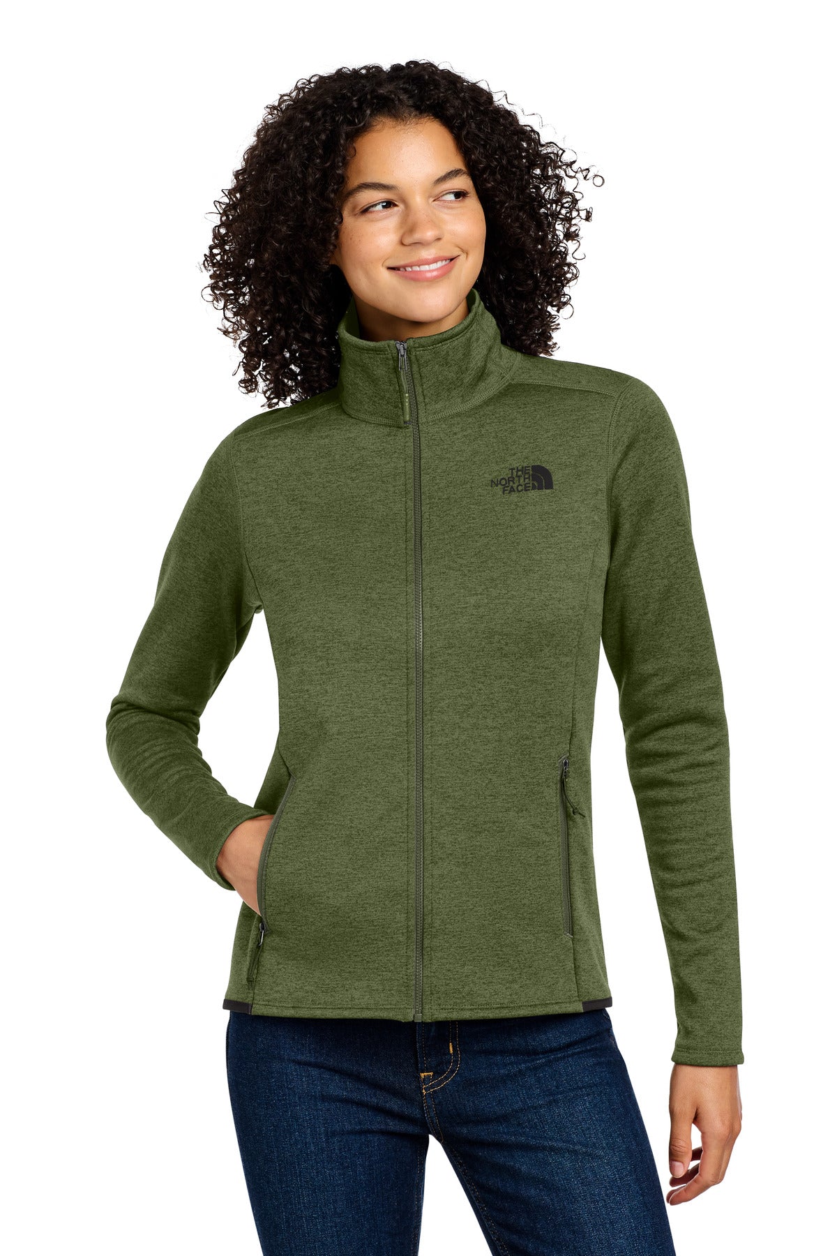 The North Face  Women's Skyline Full-Zip Fleece Jacket - Four Leaf Clover Heather