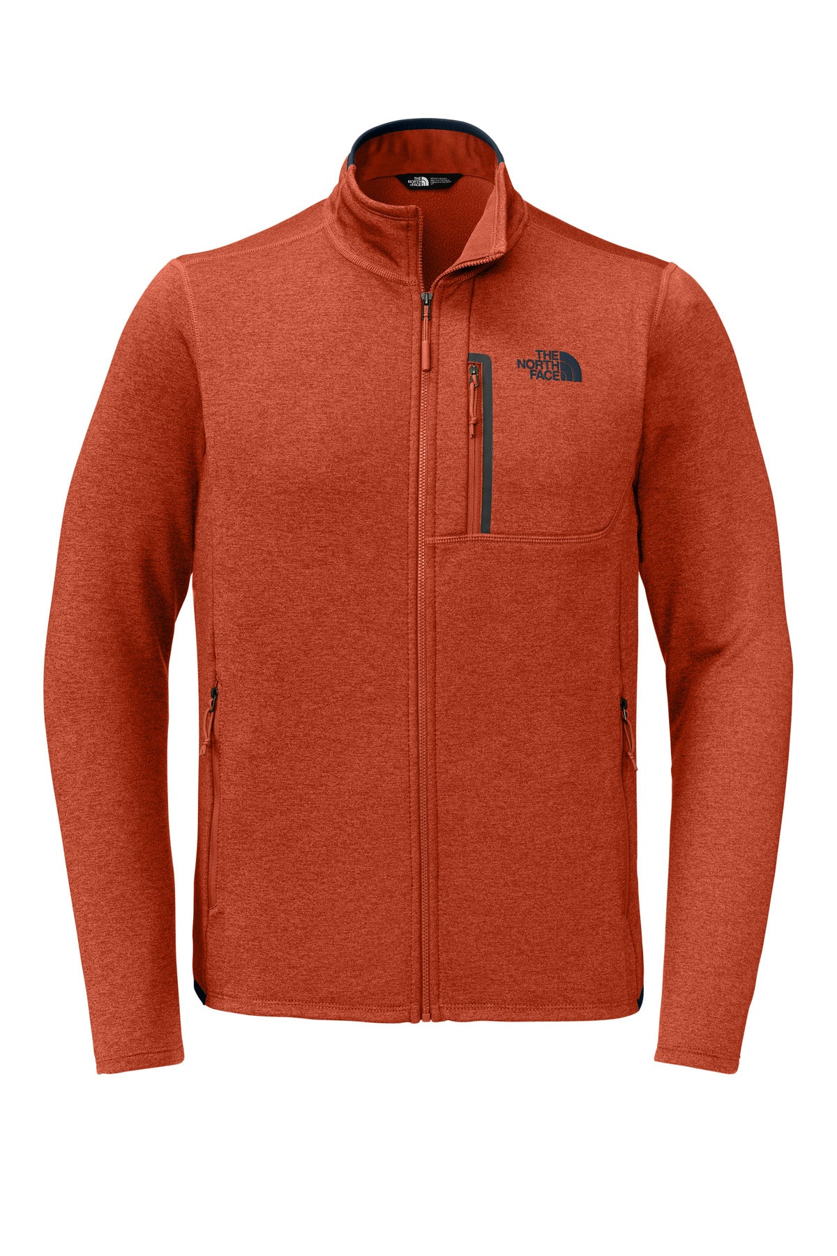 The North Face Skyline Full-Zip Fleece Jacket - Zion Orange Heather/ Urban Navy