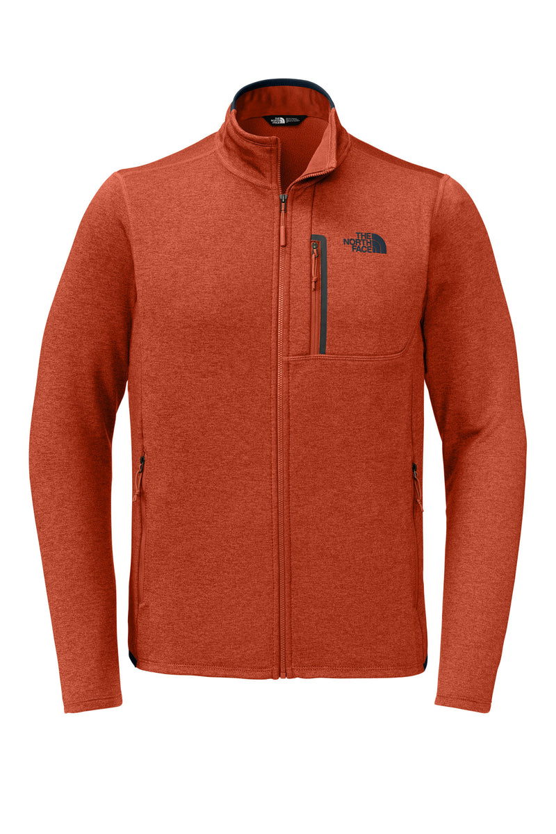 The North Face Skyline Full-Zip Fleece Jacket - Zion Orange Heather/ Urban Navy
