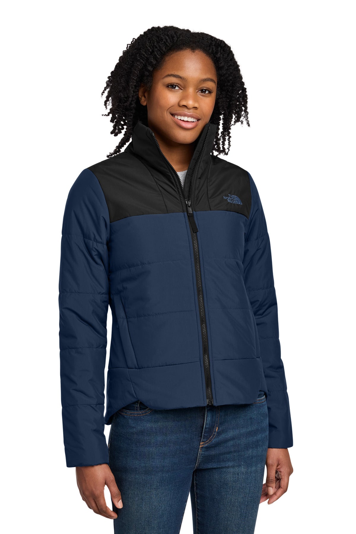 The North Face Women's Chest Logo Everyday Insulated Jacket - Shady Blue