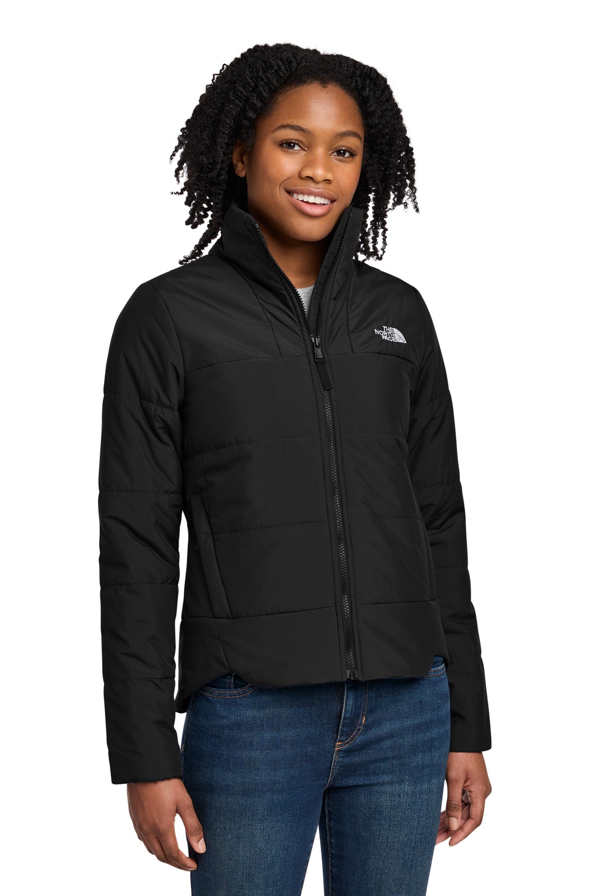 The North Face Women's Chest Logo Everyday Insulated Jacket - TNF Black