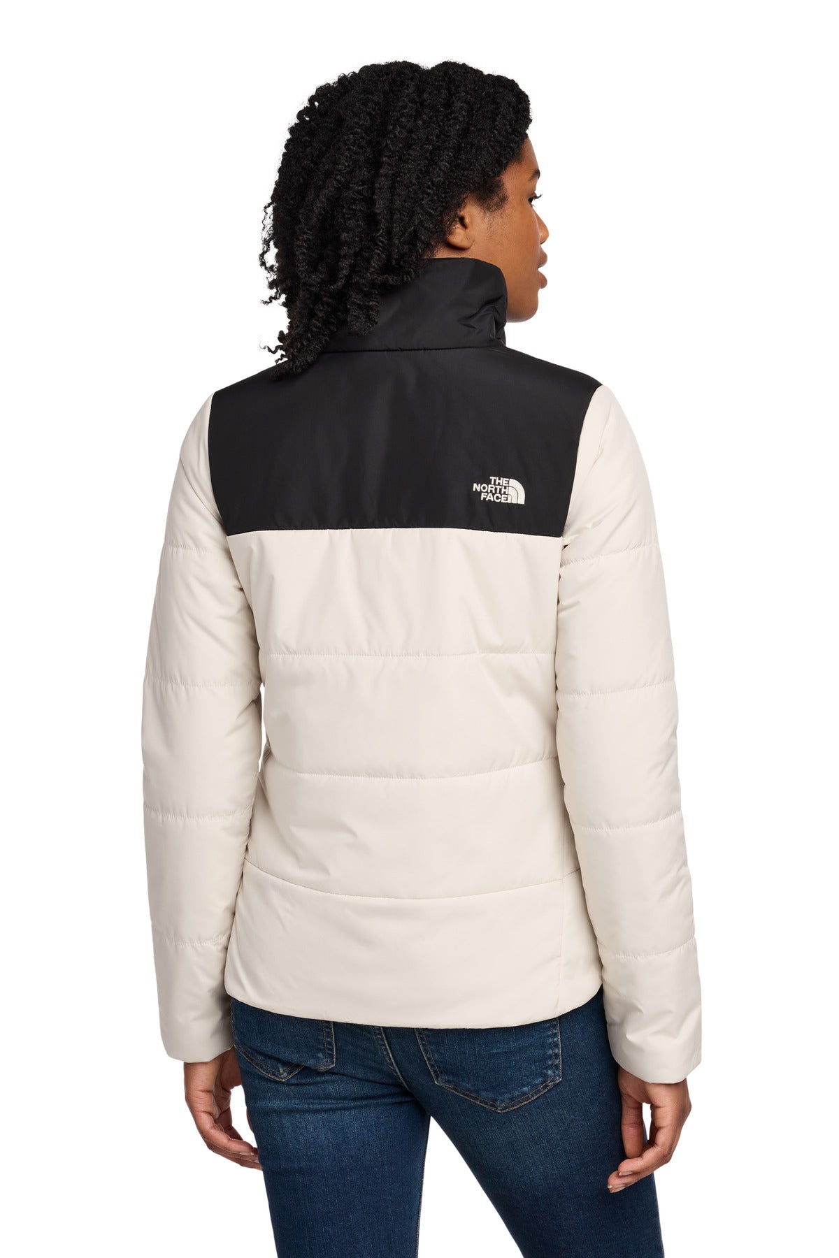 The North Face Women's Chest Logo Everyday Insulated Jacket - Vintage White