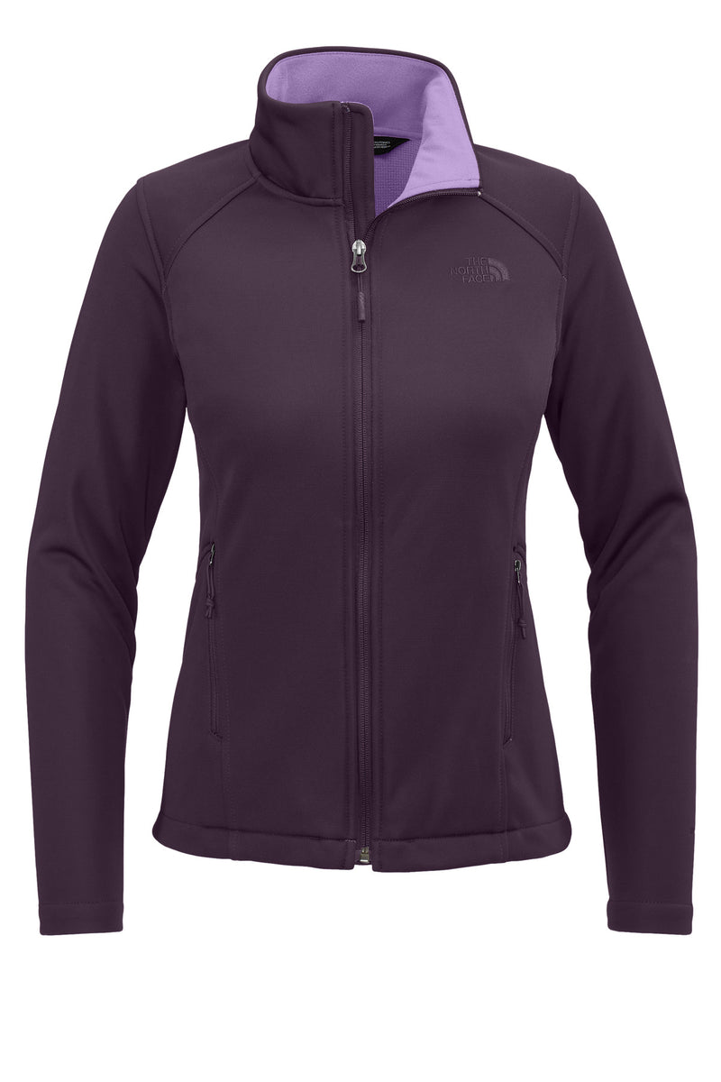 The North Face Women's Chest Logo Ridgewall Soft Shell Jacket - TNF Blackberry Wine