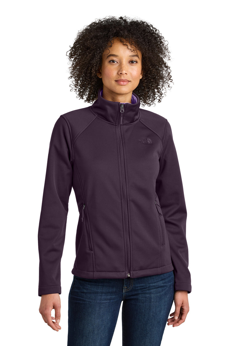 The North Face Women's Chest Logo Ridgewall Soft Shell Jacket - TNF Blackberry Wine