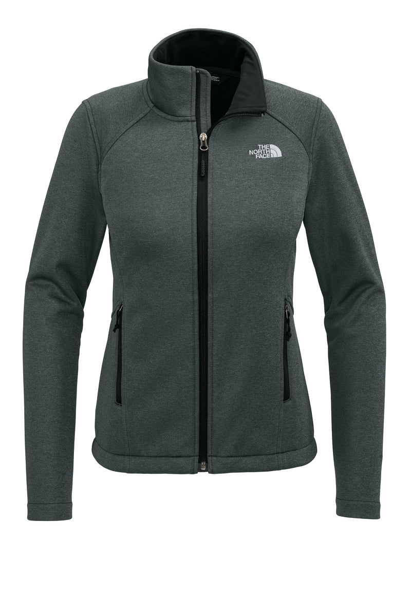 The North Face Women's Chest Logo Ridgewall Soft Shell Jacket - TNF Dark Grey Heather
