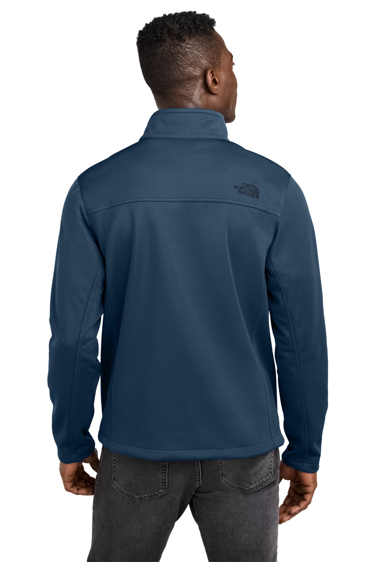 The North Face Chest Logo Ridgewall Soft Shell Jacket - Shady Blue