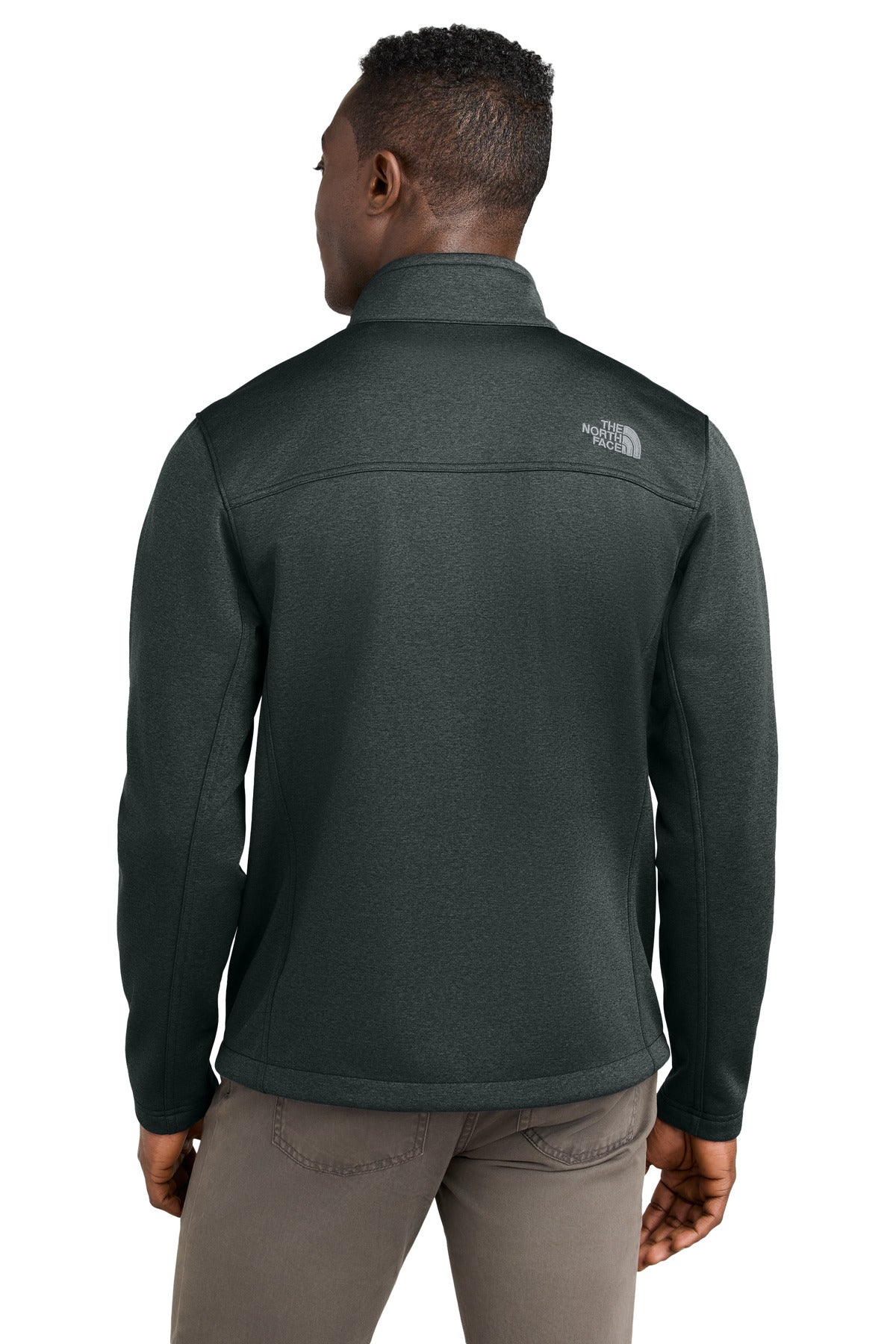 The North Face Chest Logo Ridgewall Soft Shell Jacket - TNF Dark Grey Heather