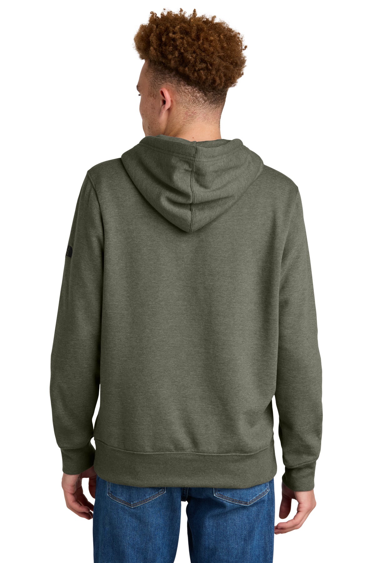 The North Face Sleeve Logo Pullover Hoodie - New Taupe Green Heather