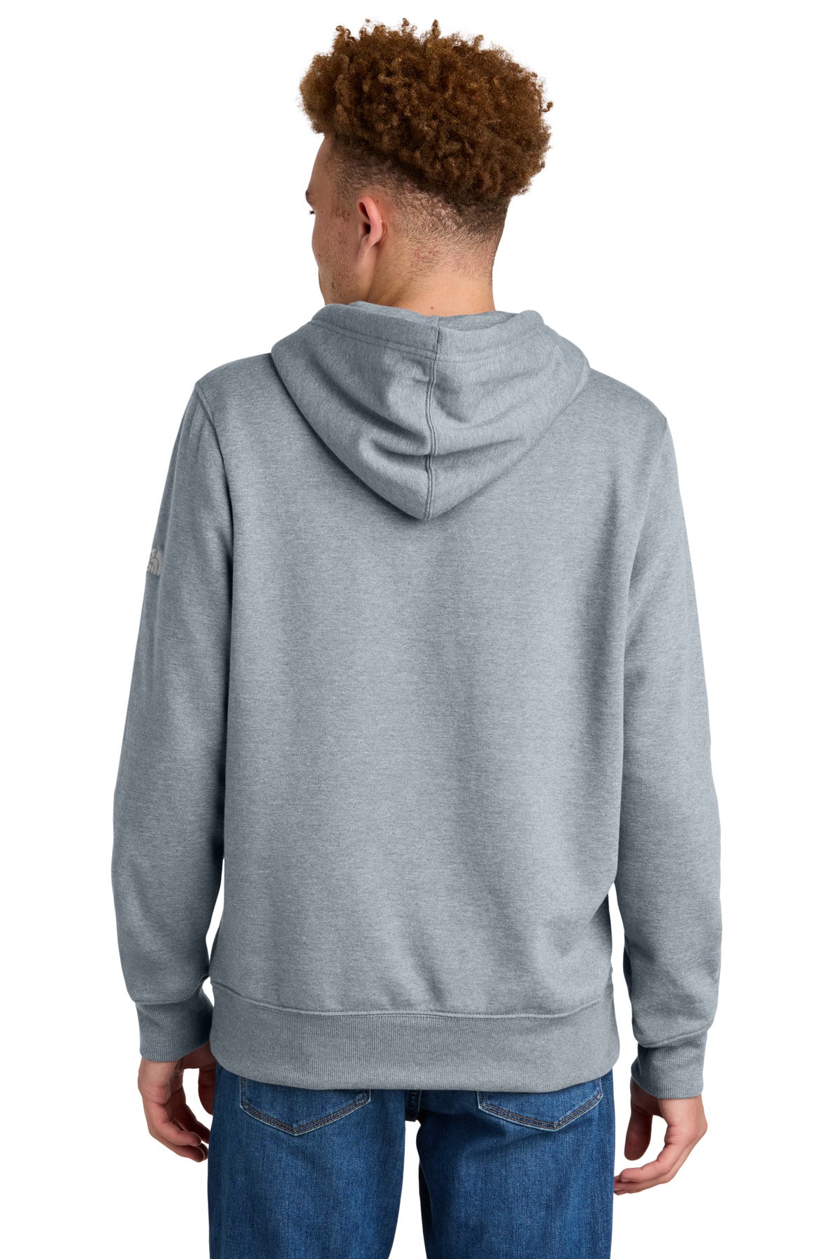 The North Face Sleeve Logo Pullover Hoodie - TNF Light Grey Heather
